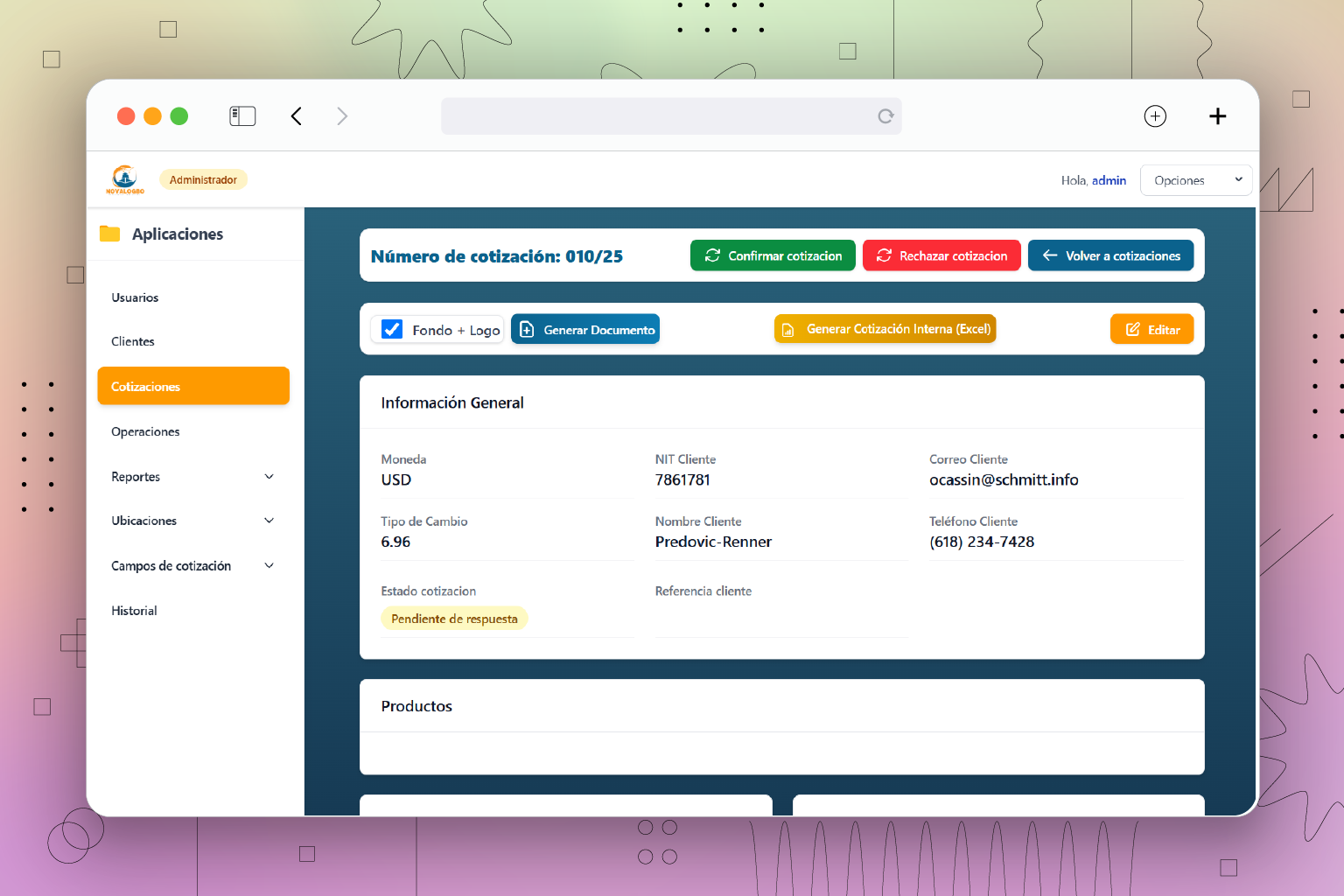 Sistema de Cotizaciones